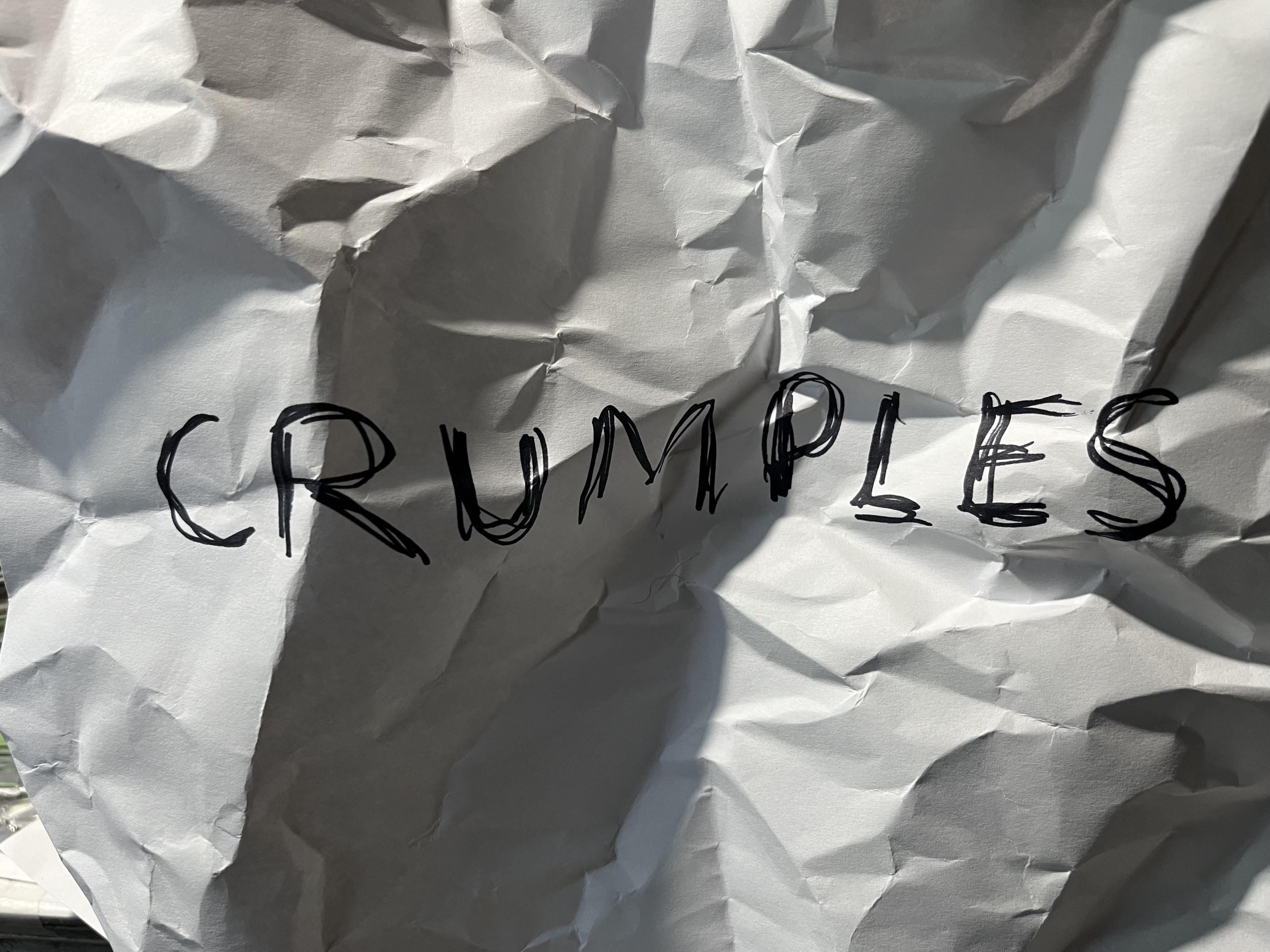 Crumples by Peter Berryman