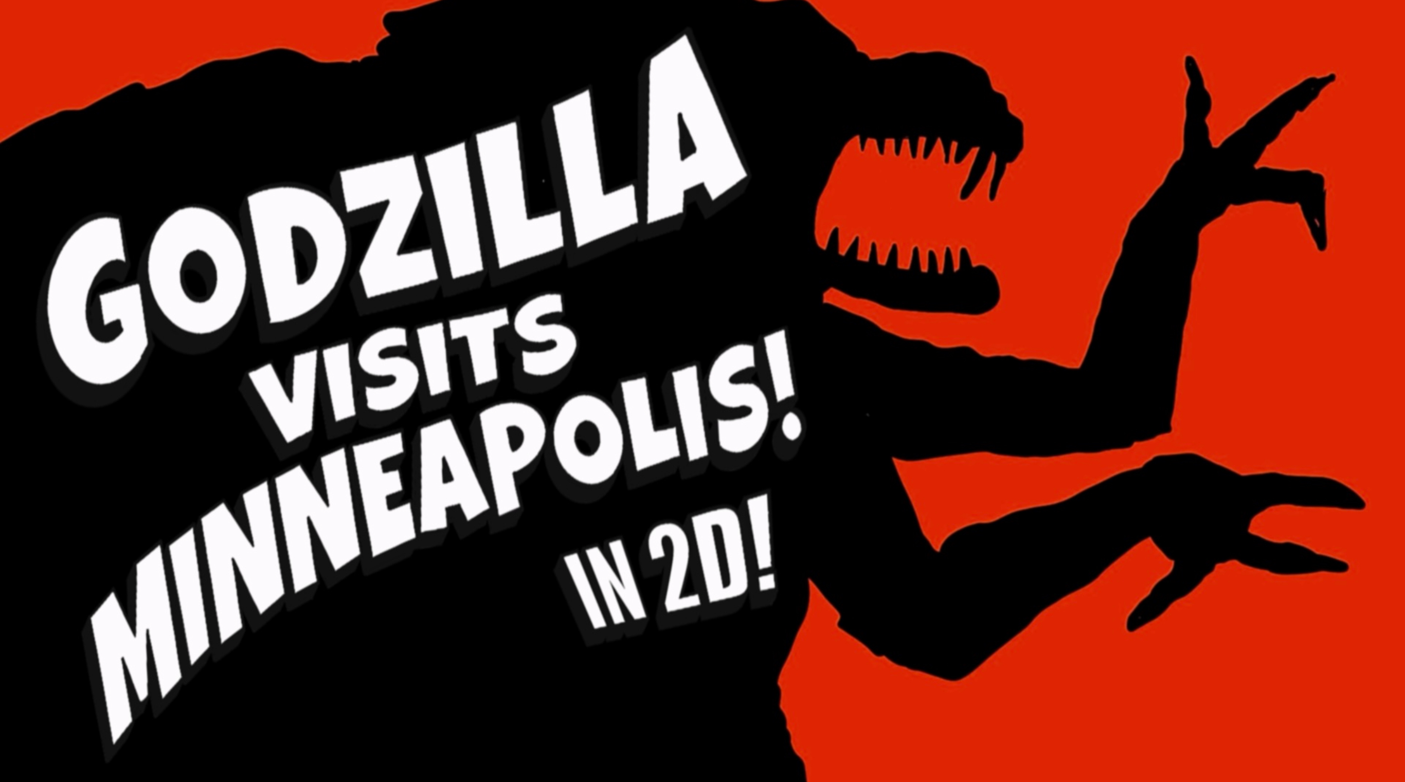 Godzilla Visits Minneapolis by Steve Chappell