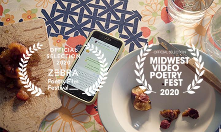 This Is Just to Say Video still Midewst Video Poetry Fest Official Selection Joseph J Puglis