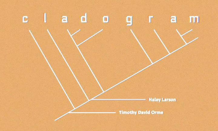 cladogram diagram with Haley Larson and Timothy David Orme