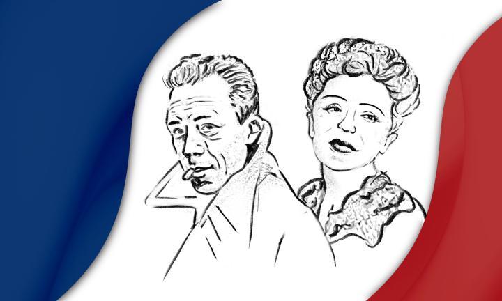 Fermat's Last Theater presents No Regrets! Albert Camus and Edith Piaf in the French Resistance