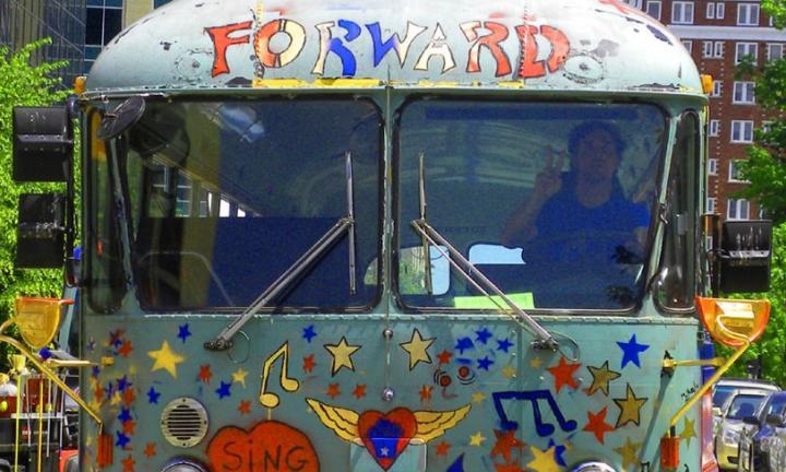 Forward Bus Wisconsin Democracy