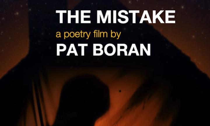 The Mistake a poetry film by Pat Boran silhouette of a child inside a tent
