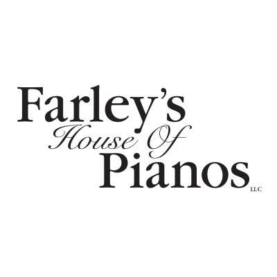 Farley's House of Pianos logo bw