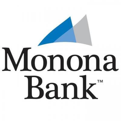 Monona Bank logo with blue and gray sail figures